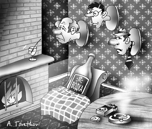 Карикатура "Трофеи", Андрей Цветков