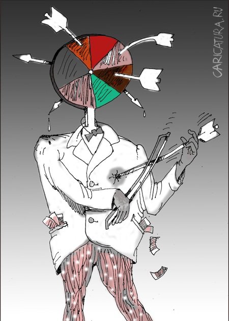 Карикатура "Цена творческого пути", Александр Уваров