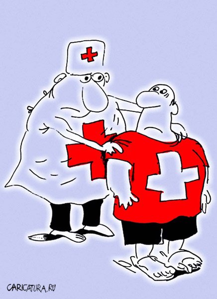 Карикатура "Крест на крест", Игорь Варченко
