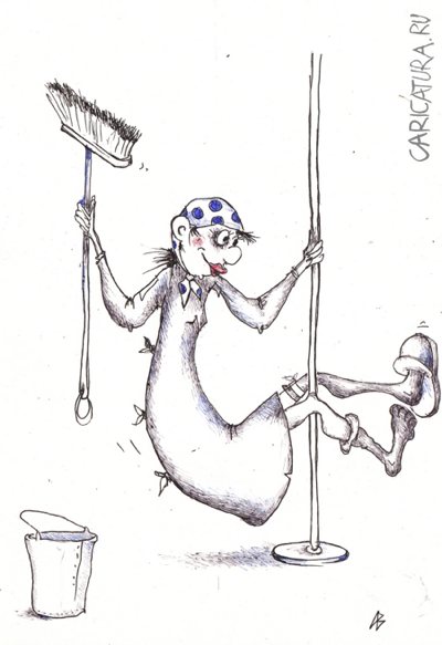 Карикатура "Начало большого пути", Андрей Василенко