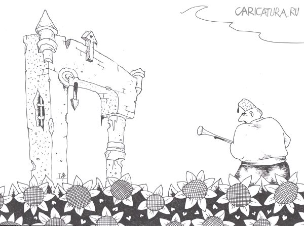 Карикатура "Врата", Андрей Василенко