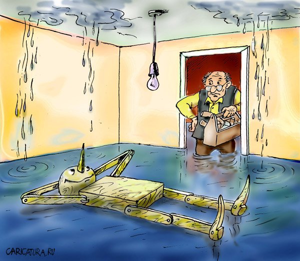 Карикатура "До лампочки", Владимир Владков