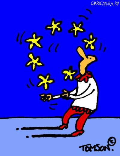 Карикатура "Eurostars", Tomek Woloszyn