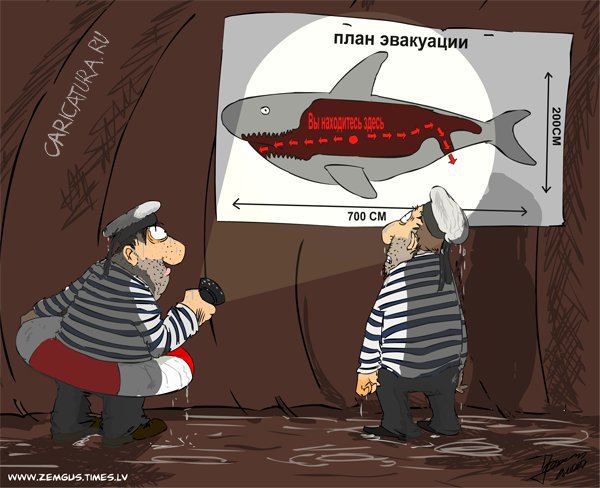 Карикатура "Ориентирование на местности", Zemgus Zaharans