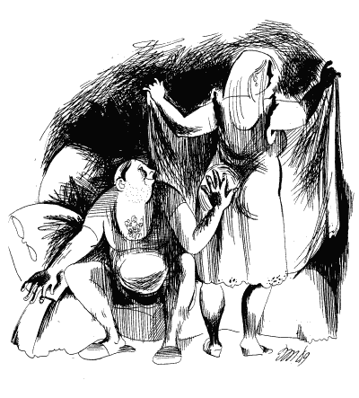 Карикатура "Ромео и Джульетта", Татьяна Зеленченко