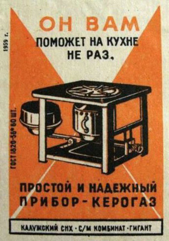 Плакат "Керогаз", Советский плакат