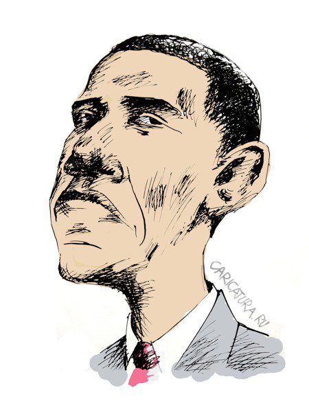 Шарж "Барак Обама", Валерий Осипов